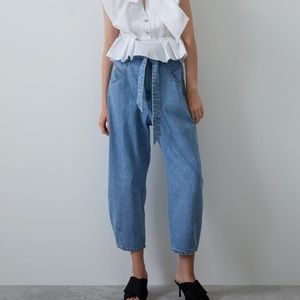 Lot of two Zara slouchy jeans Sz 10 EUC